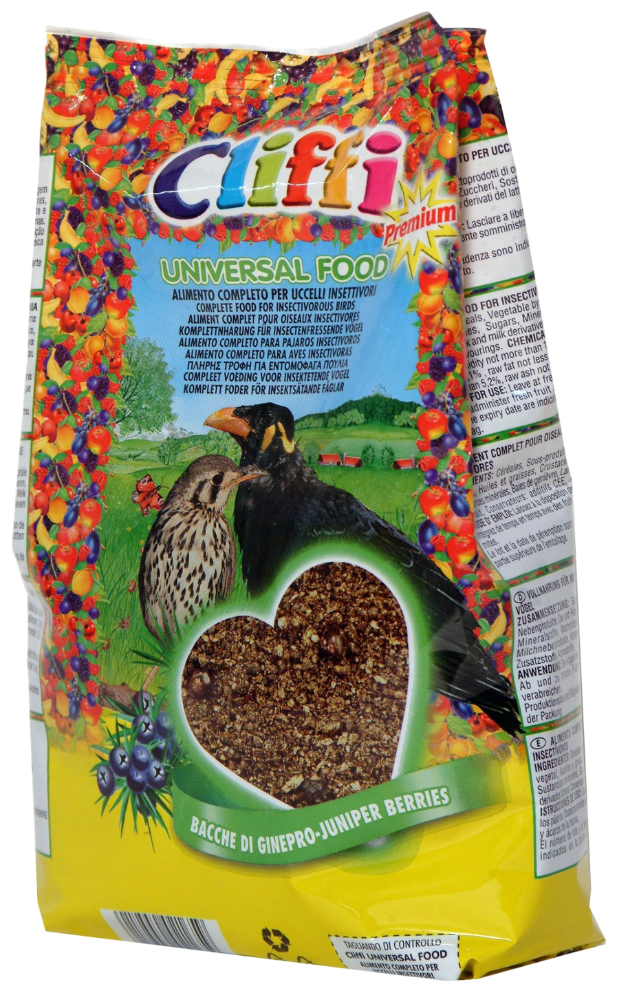 

Сухой корм для насекомоядных птиц Cliffi, 1 кг