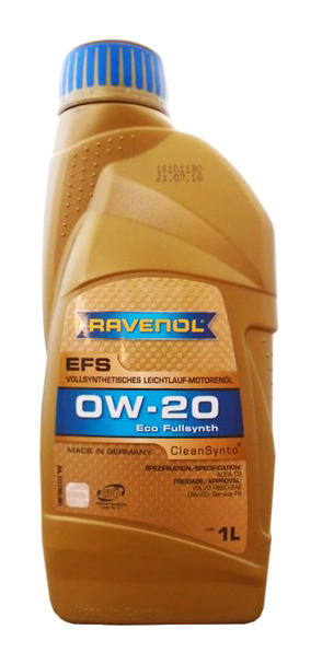 фото Моторное масло ravenol efs 0w20 1 л