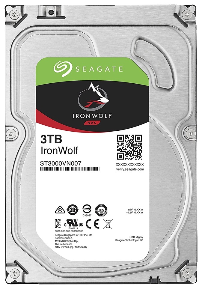 фото Внутренний жесткий диск seagate ironwolf 3tb (st3000vn007)