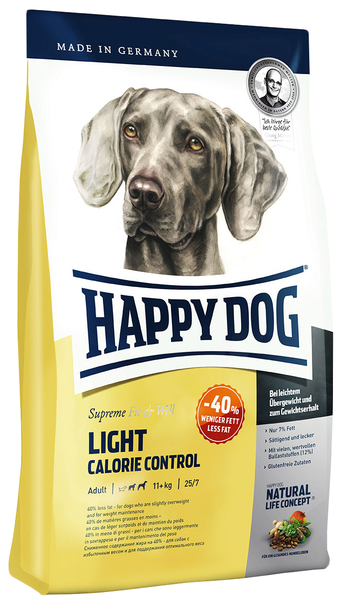 фото Сухой корм для собак happy dog supreme fit & well light calorie control, мясо, 12,5кг