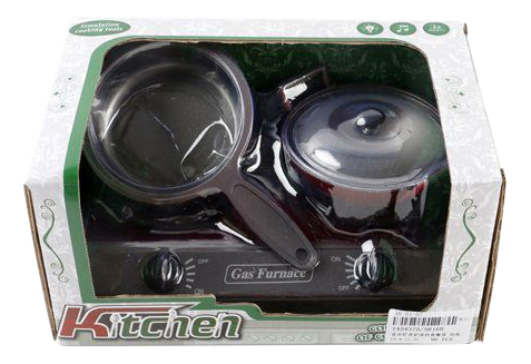 

Детская кухня Shantou Gepai Kitchen плита с посудой 5816B, Kitchen