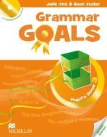 фото Grammar goals level 3 pupil's book pack macmillan