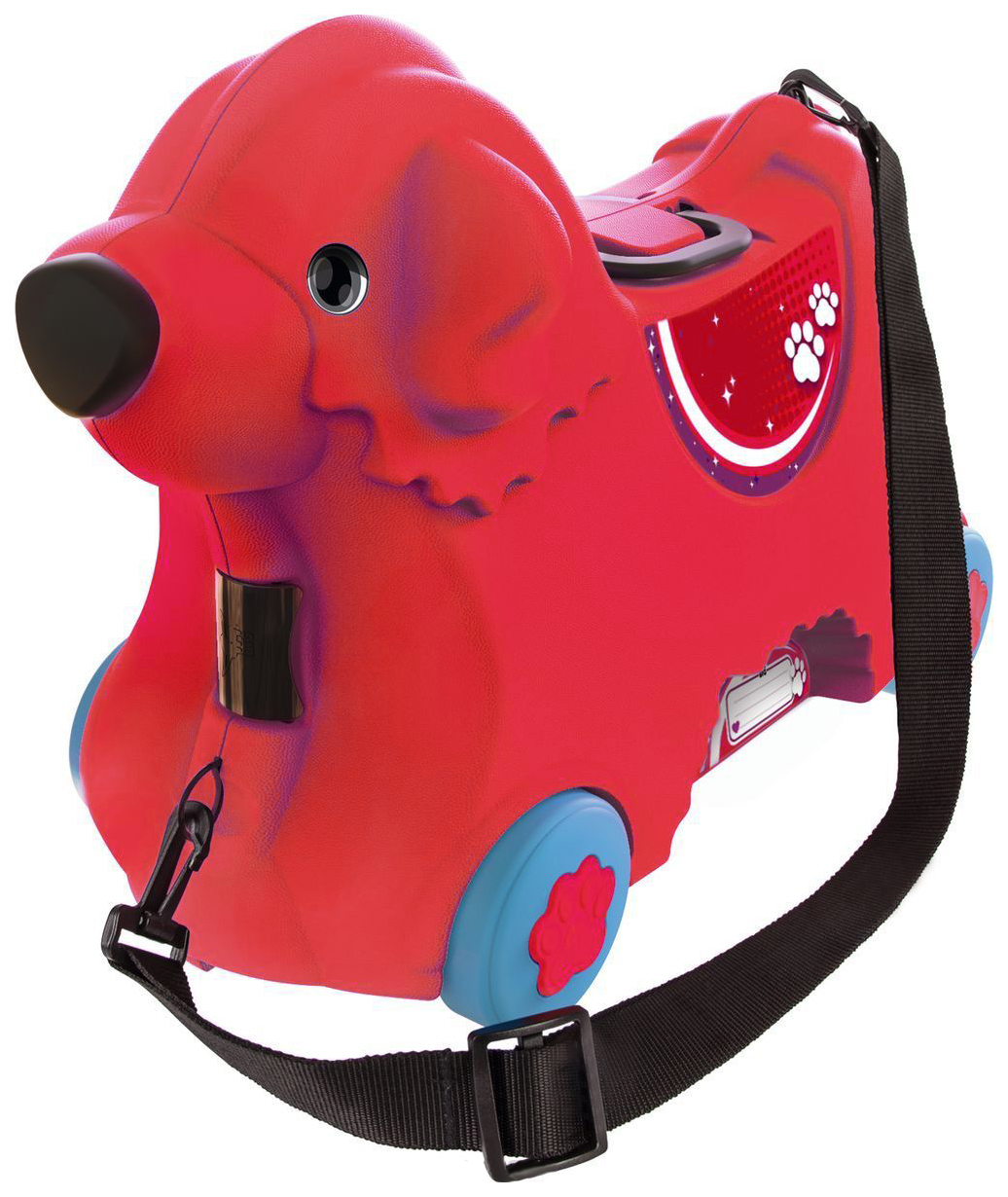 Детский чемодан на колесиках BIG 55350 бирка на чемодан в виде сердца розовая