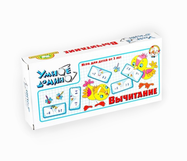 

Настольная игра Умное домино Вычитание Тридевятое царство 653