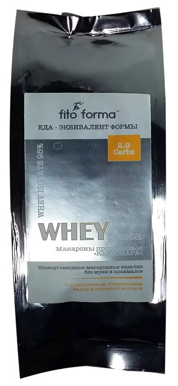 Паста протеиновая Fito Forma карбонара WHEYpasta 160 г