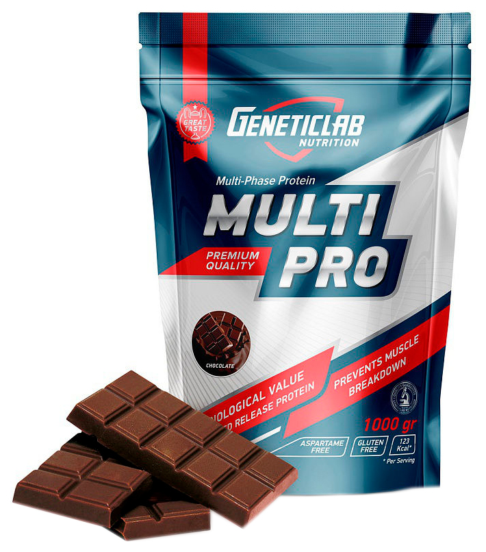 Протеин GeneticLab Nutrition Multi Pro, 1000 г, chocolate