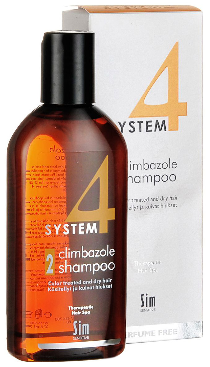 фото Шампунь sim sensitive system 4 therapeutic climbazole shampoo 2, 215 мл