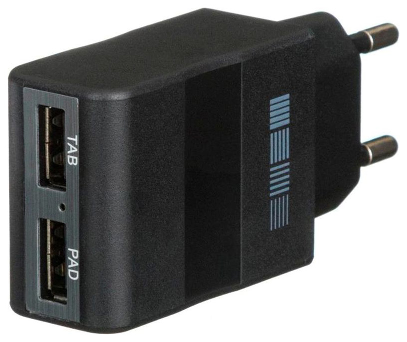 

Cетевое Зарядное Устройство InterStep 2 USB 2,1A Black, IS-TC-TYPCUSBRT-000B201