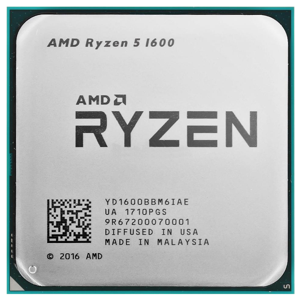 фото Процессор amd ryzen 5 1600 am4 oem