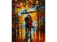 фото Набор для рисования "поцелуй в парке", 40x50 см белоснежка