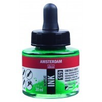 

Акриловые чернила Royal Talens Amsterdam №615 зеленый изумрудный 30 мл