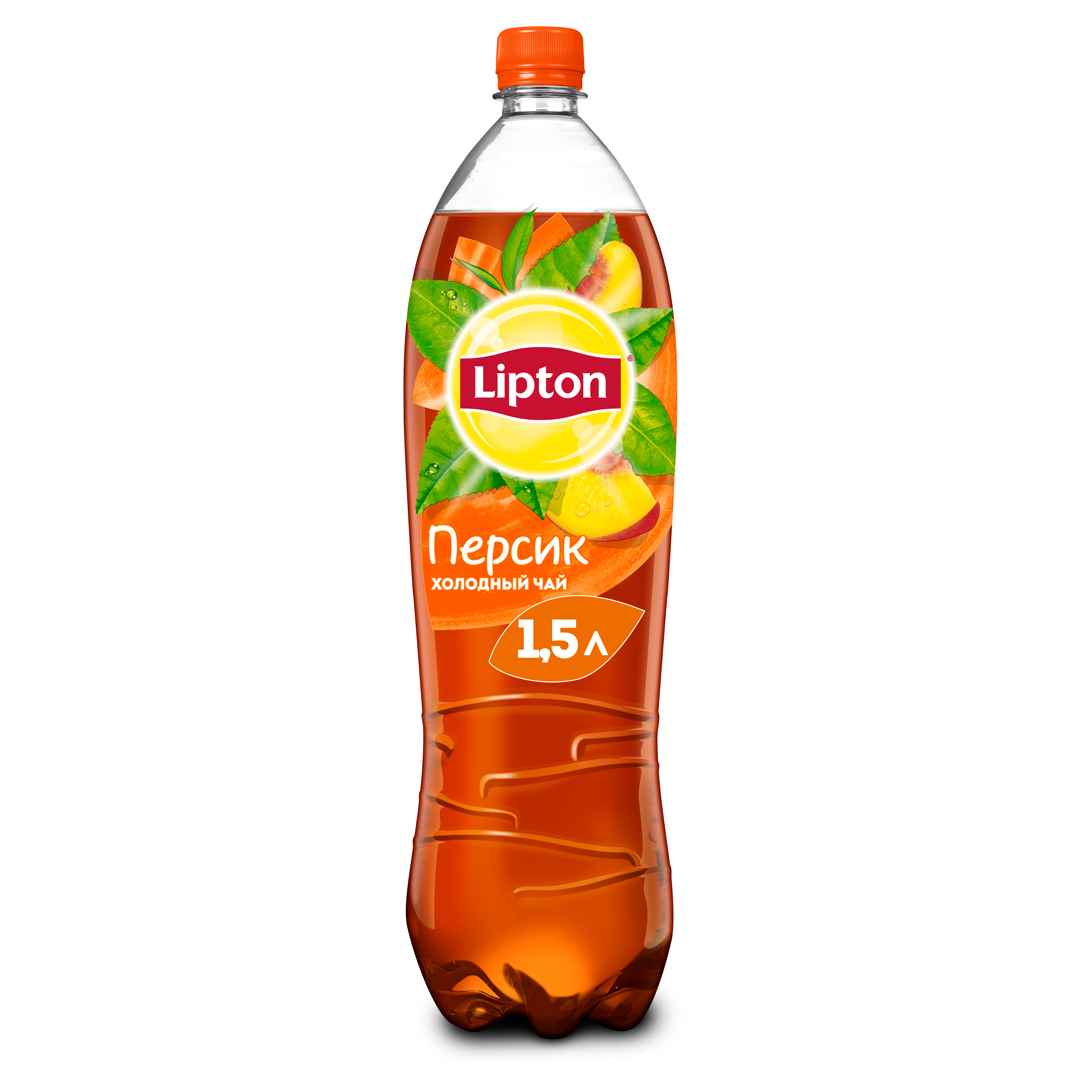 Чай черный Lipton персик 1.5 л