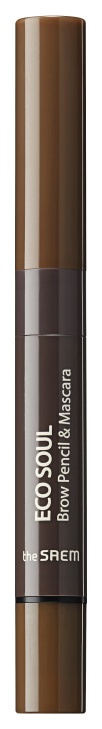 

Карандаш для бровей The Saem Eco Soul Brow Pencil & Mascara 02 Natural Brown 2,7 г