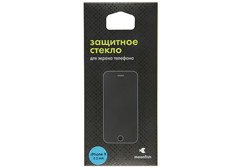 

Защитное стекло moonfish для iPhone X 0.2 мм, tempered glass