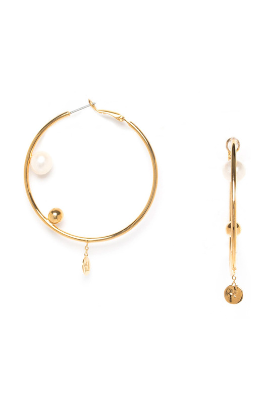 

Серьги женские ORI TAO OT-12-29145 золотистые, OT-12-29145