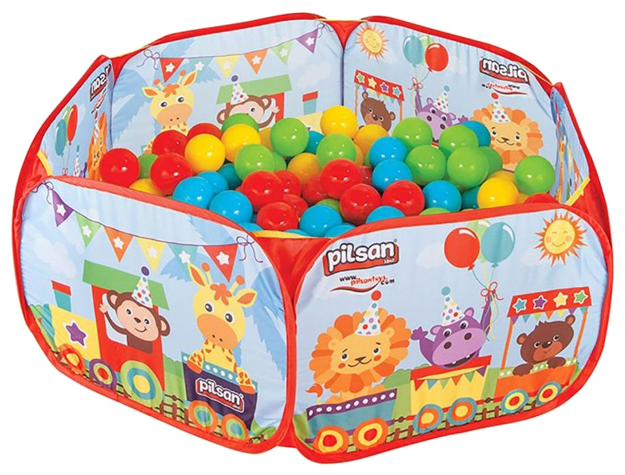 фото Сухой бассейн pilsan "foldable ball pool" (с 200 шарами, 6 см), арт. 06-413