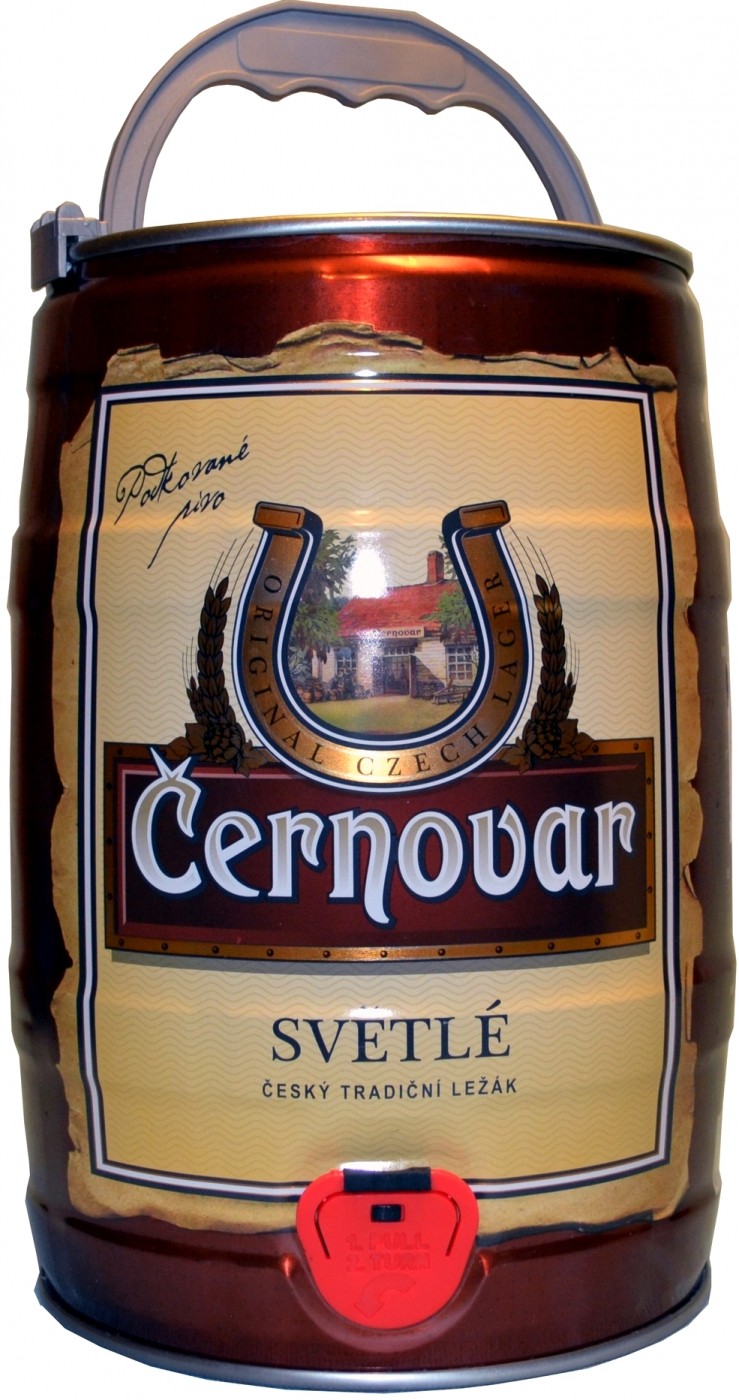 

Пиво Cernovar Svetle mini keg 5 л, Светлое