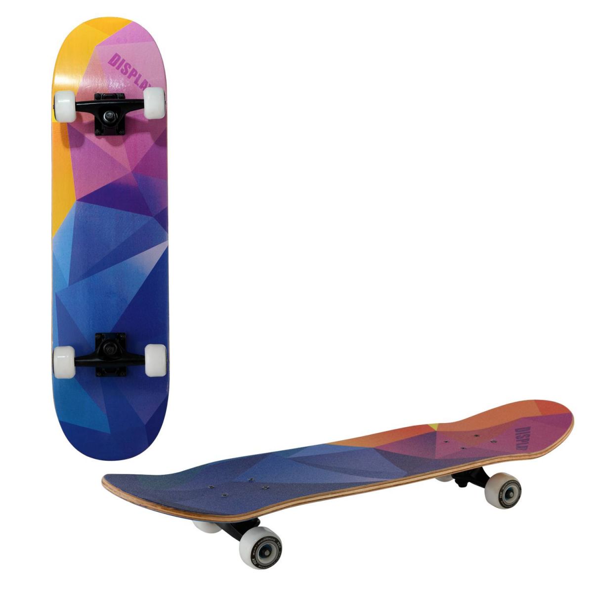 Скейтборд RGX MG DBL 463 79х20 см, разноцветный