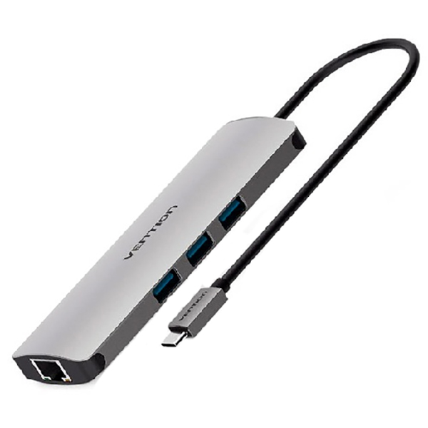 

Адаптер Vention USB Type C (CGNHA), USB Type C 9 в 1 (CGNHA)