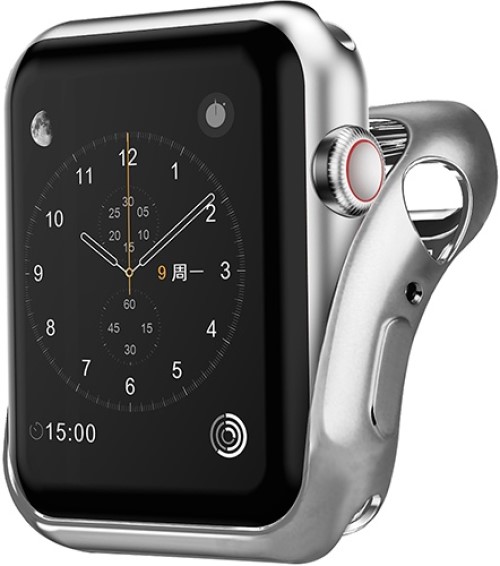 Чехол InterStep для Apple Watch 44mm Silver (HWE-AWC44MSL-NP0017O-K100)