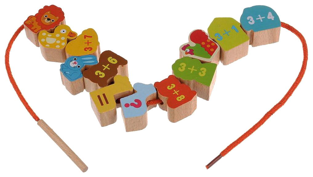 

Бусы на шнуровке Буратино Зоопарк