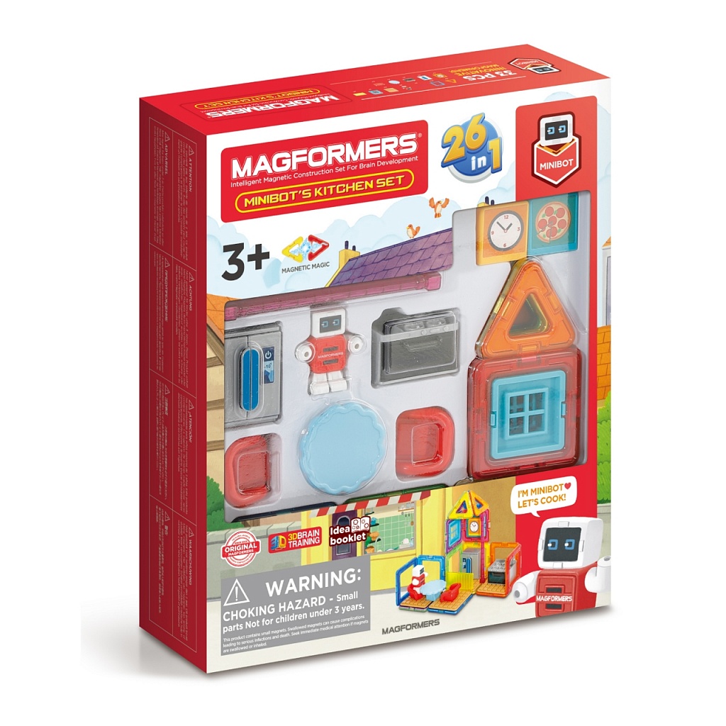 фото Магнитный конструктор magformers 705010 minibot's kitchen set