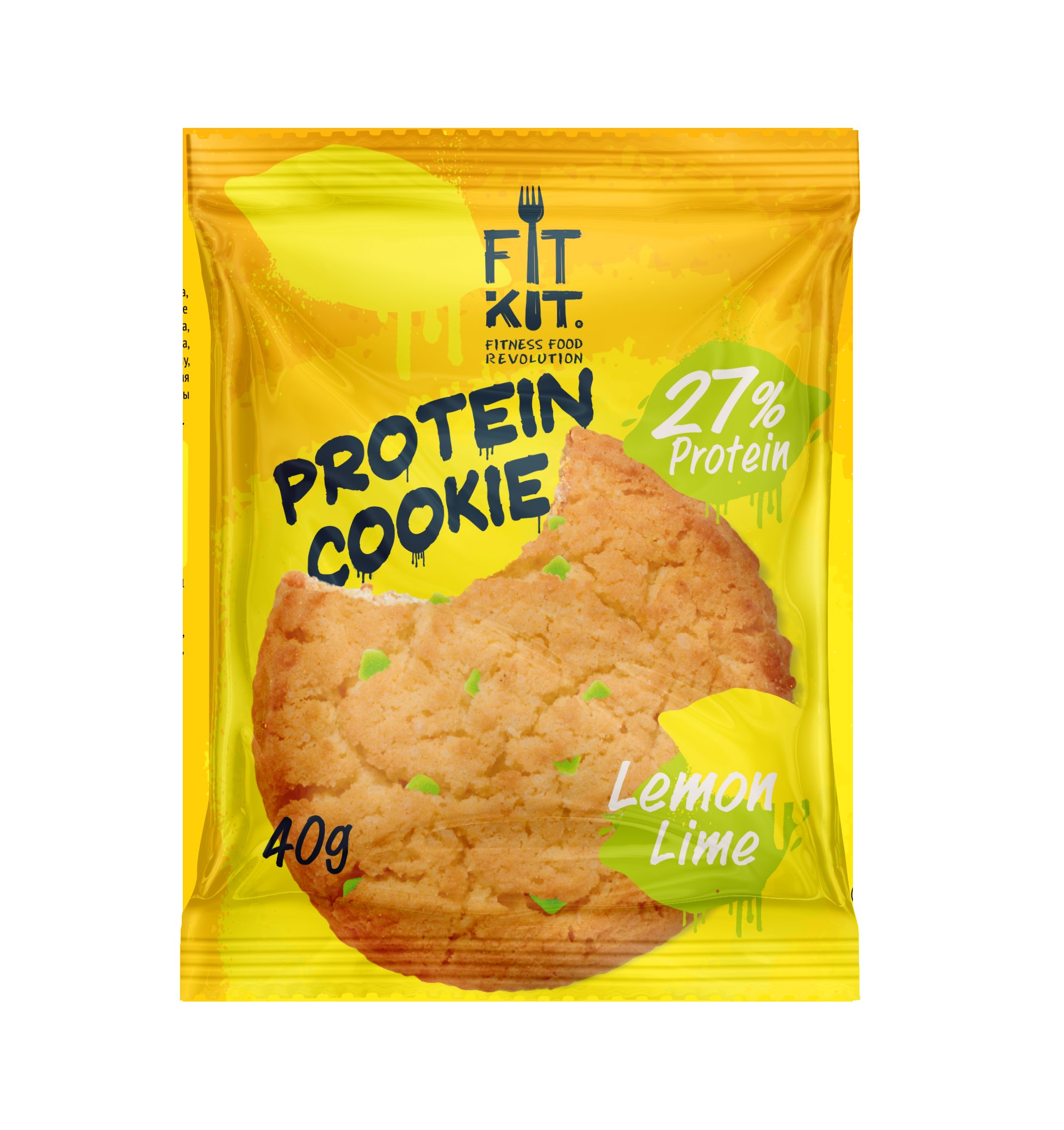 

Fit Kit Protein Cookie 40 г Лимон-лайм
