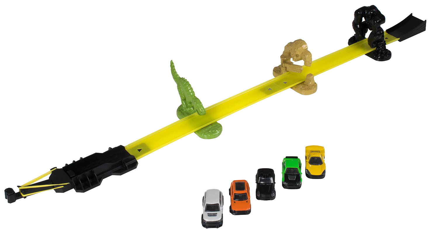 

Трек Halsall Toys Int Роковая черта с 5 машинками