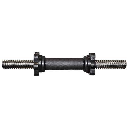 Гриф для штанги гантельный MB Barbell MB-BarM25-370B 37 см, 25 мм