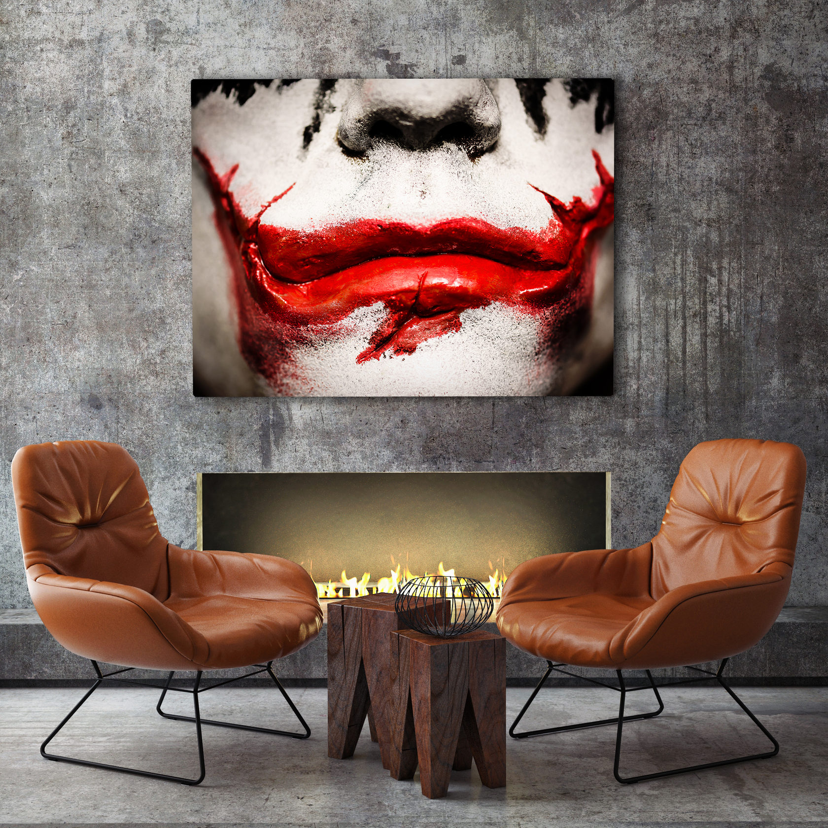 

Постер Joker Face 40х50 в рамке