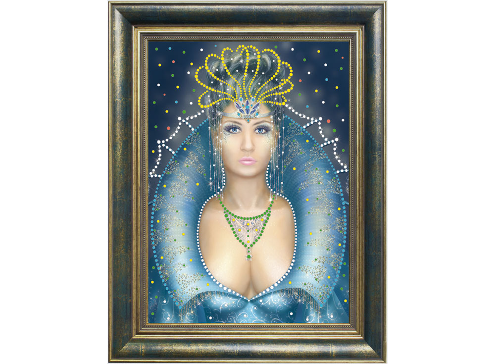 

Алмазная вышивка Преобрана Снежная королева, 28x38 см, Снежная королева