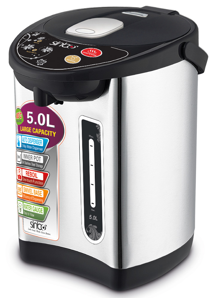 

Термопот Sinbo SK 7381 Black/Silver, SK 7381