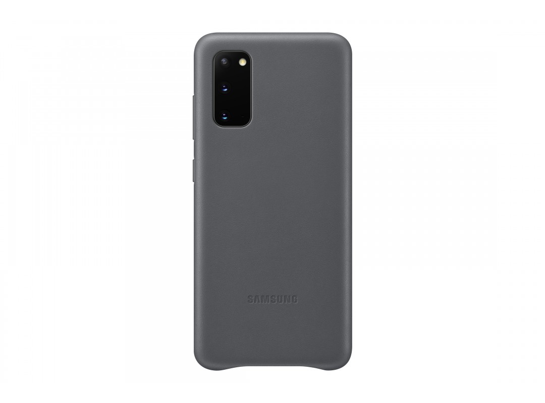 фото Чехол samsung leather cover x1 для galaxy s20 grey