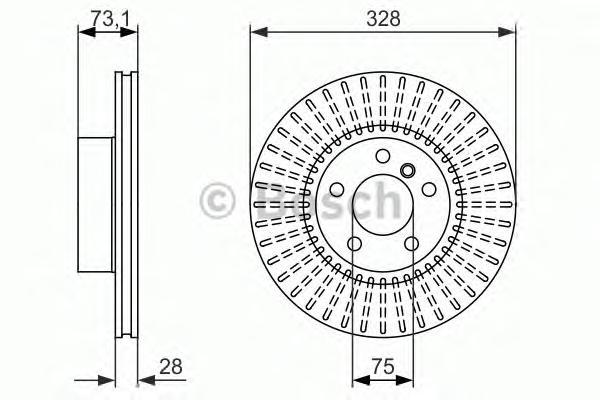 фото Тормозной диск bosch 0986479771