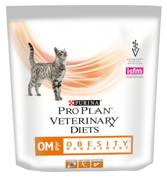 фото Сухой корм для кошек pro plan veterinary diets om obesity management, при ожирении, 0,35кг