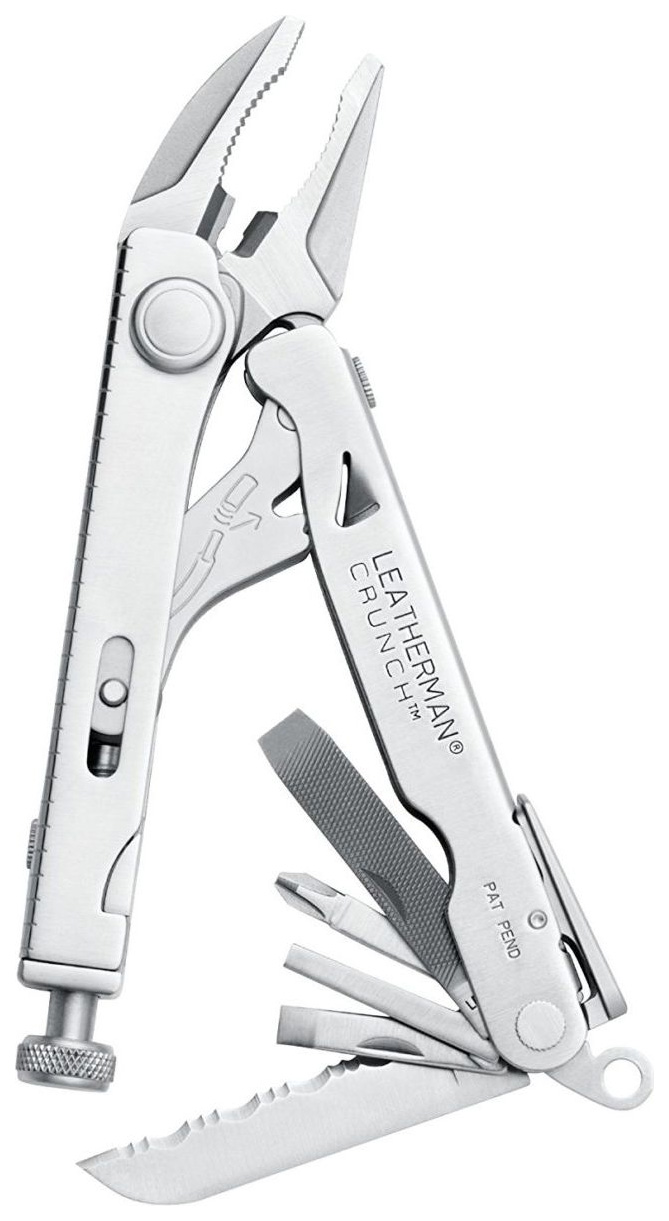 

Мультитул Leatherman Crunch 68010181N 127 мм серебристый, 15 функций, Crunch