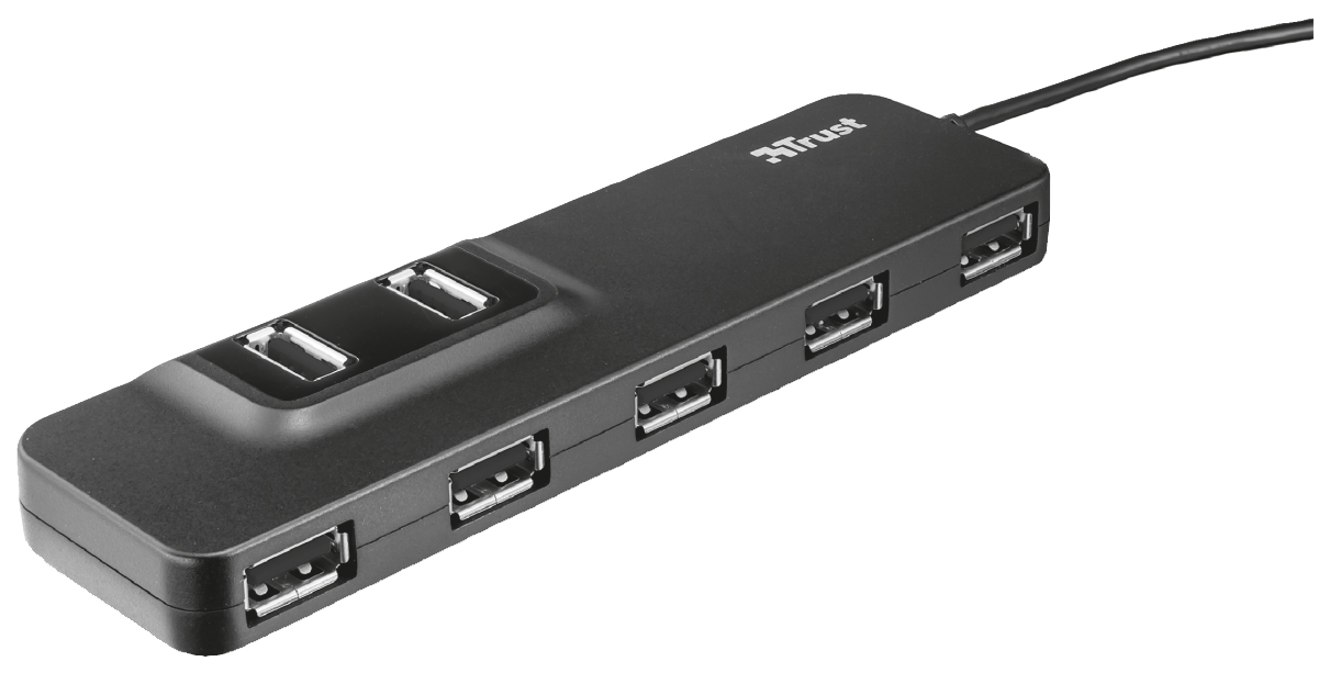 

USB-хаб 20576 Trust OILA 7xUSB 2,0 с блоком питания, 20576