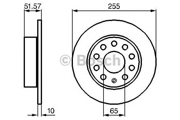 фото Тормозной диск bosch 0986479099