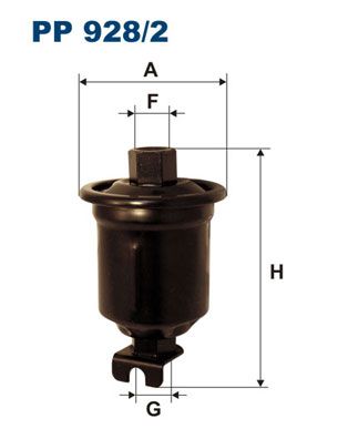 фото Фильтр топливный filtron pp928/2