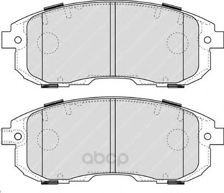 фото Комплект тормозных колодок ferodo fdb4112
