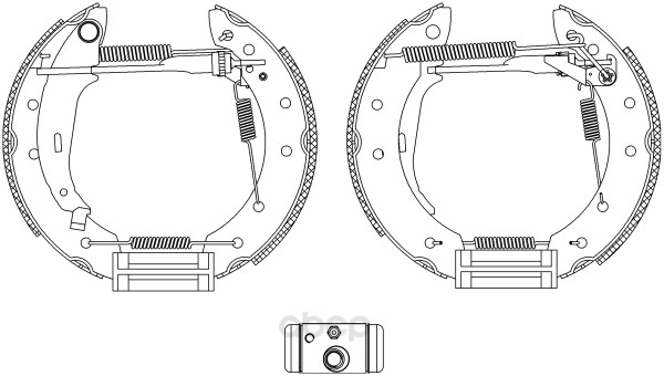 

Тормозные колодки барабанные HELLA PAGID 8DB355005041