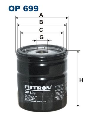 

Фильтр масляный FILTRON OP699