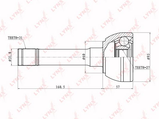 

Шрус LYNXauto CO-5723