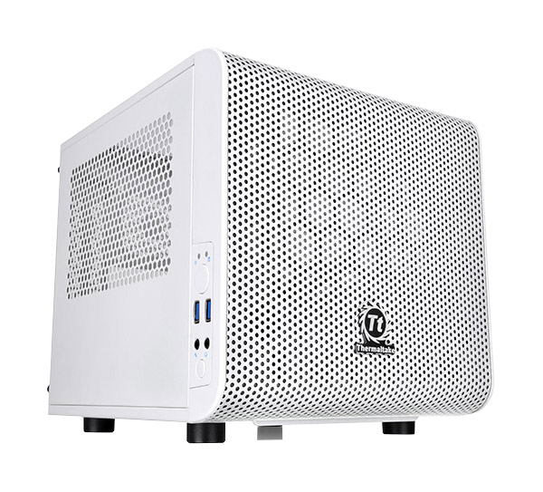 Корпус компьютерный Thermaltake Core V1 Snow Edition (CA-1B8-00S6WN-01) White