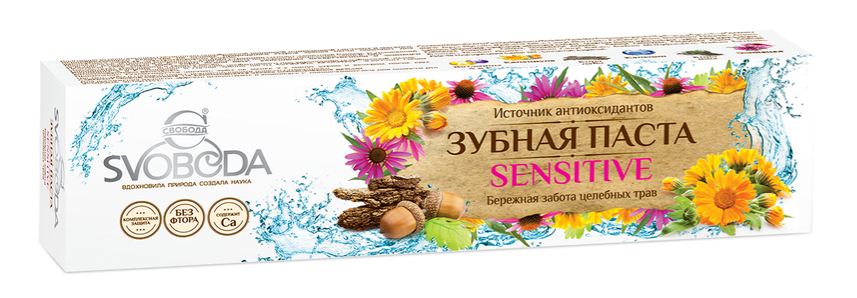 Зубная паста SVOBODA sensitive 124 г