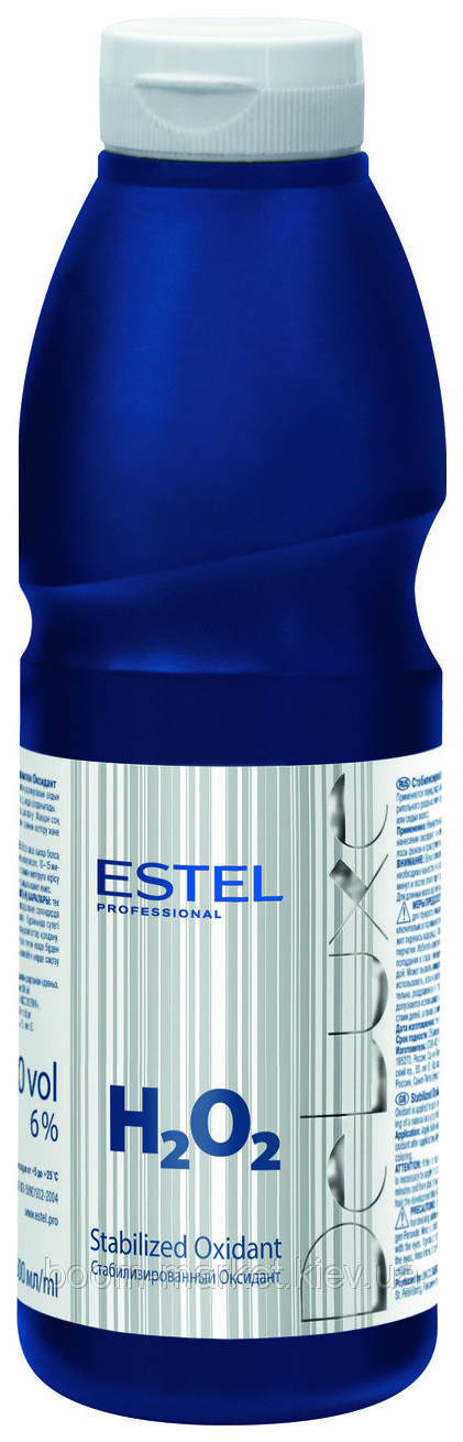 Проявитель Estel Professional Stabilized Oxidant 6% 500 мл estel professional пена детская для ванны estel little me 400 мл