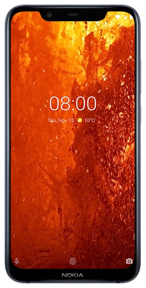 фото Смартфон nokia 8.1 64gb indigo