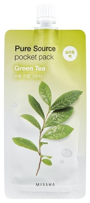 Купить Маска для лица Missha Pure Source Pocket Pack - Green Tea 10 мл