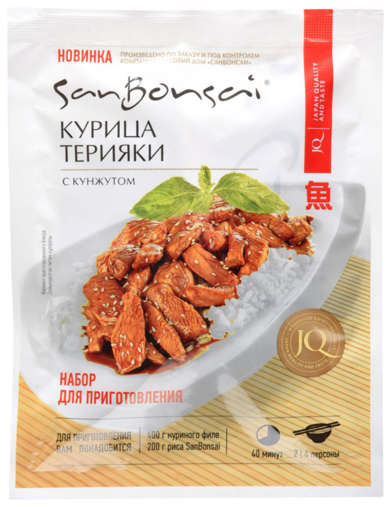 

Набор SanBonsai для приготовления курицы терияки с кунжутом 66 г