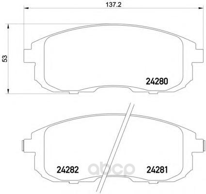 

Колодки тормозные дисковые, комплект Hella 8DB355012-901